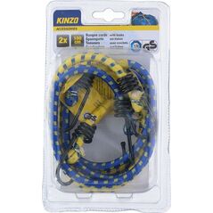 Kinzo Kinzo - gumy do mocowania bagażu 100 cm 2 szt. (niebieski+żółty) 13332474 5904501201933