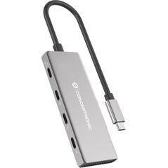 Adapter AV Conceptronic CONCEPTRONIC Dock USB-C->4xUSB-C 100WPD o.Netzteil  0.25m gr 13335859 4015867231364
