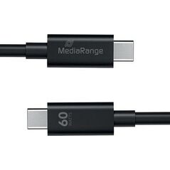 Kabel USB MediaRange USB-C - USB-C 1.2 m Czarny (MRCS213) 13336066 4260664873327