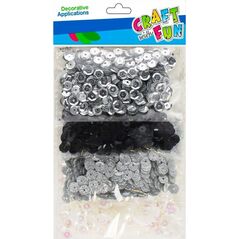 Craft with Fun CEKINY GLADKIE 4MIX 7MM CF PBH 40/400 13337011 5904335883565