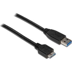 Kabel USB Alcasa USB-A - micro-B 0.5 m Czarny (2710-MB005) 13395129 4014619674077