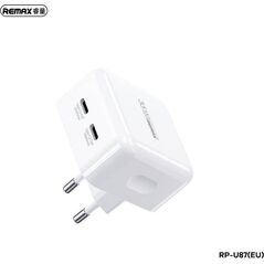 Ładowarka Remax ŁAD SIEC REMAX FIYEO SERIES 35W RP-U87 2xUSB-C PD QC WHITE 13414243 6954851206002