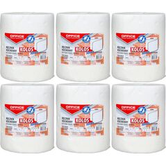 Office Products Ręcznik w rolce Office Products 60m 2w celuloza białe (6) 13417140 5901503677858