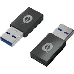 Adapter AV Conceptronic Conceptronic DONN10G zmieniacz płci / kabli USB A USB C Czarny 13435057 4015867230824