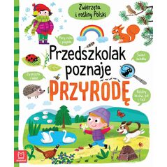 Aksjomat Książeczka Przedszkolak poznaje przyrodę. Zwierzęta i rośliny Polski 5+. Oprawa twarda 13450899 9788382131826