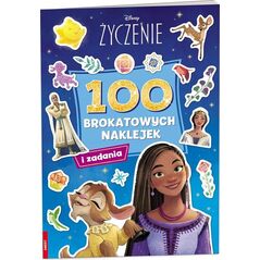 Ameet Książeczka Disney Życzenie. 100 brokatowych naklejek NB-9102 13451629 9788325343040