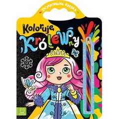 Aksjomat Książeczka Zaczarowana kredka. Koloruję królewny. 13453766 9788382137897