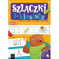 Aksjomat Książeczka Szlaczki 1-klasisty. Przygotowanie do nauki pisania 13453778 9788382138504