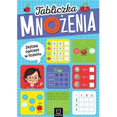 Aksjomat Książeczka Tabliczka mnożenia. Zestaw ćwiczeń w liczeniu 13453780 9788382139242