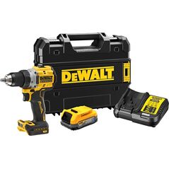 Wiertarka Dewalt DEWALT WIERTARKO-WKRĘTARKA UDAROWA 18V 90Nm 1x1,7Ah POWERSTACK BL TSTAK DCD805E1T 13476684 5035048788240