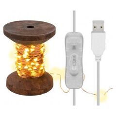 Lampki choinkowe Goobay Lampki LED "Szpulka do przędzy", małe 13476949 4040849603419
