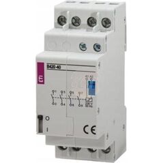 Etipo Stycznik bistabilny ETI Polam 002464124 20A 4-biegunowy(4-zwierne), 2-modułowy RBS420-40-230V AC 13477048 5902047601071