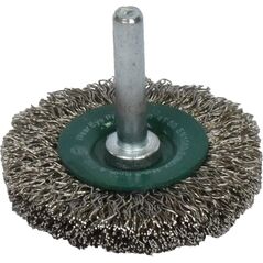 Abraboro Szczotka tarczowa 50 mm ABRABORO - drut falisty, trzpień, INOX 13484482 5999082032830