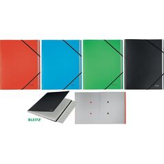 Leitz Teczka A4 z 12 przegr�dkam zielona Leitz 13493662 4002432130849