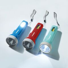 Latarka Tiross TIROSS LATARKA NA BATERIE 1W LED 70lm+ COB LED 80lm 13496086 5901698508234