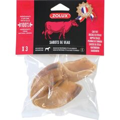 Zolux ZOLUX Przysmak naturalny dla psa Kopyta cielęce 3 szt., 90 g 13523901 3336024828311