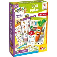 Lisciani LISCIANI CAROTINA GRA 500 PYTAŃ MÓJ DOM 13583570 8008324106721