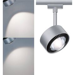 Paulmann Oprawa oświetleniowa URail Aldan 9W DIM 4000K chrom-mat/czarny 230V 13646068 4000870968109