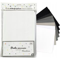 Interdruk Pianka dekoracyjna Monochrome 8 sztuk 13674284 5902277338310