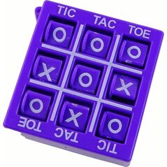 LeanToys Gra Kółko i Krzyżyk 4,5 cm Fioletowa 13675113 5905679075494