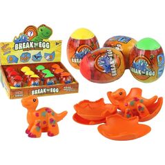 LeanToys Magiczne Pękające Jajko Dinozaur W Skorupie 4 Kolory 6 cm 13675358 5905884450277
