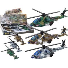 LeanToys Helikopter Wojskowy Śmigłowiec Militarny Aluminiowy Mix  Dźwięk Światła 13675365 5905884450390