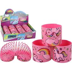 LeanToys Kultowa Sprężyna Jasno Różowa Jednorożec Relaksacyjna 6CM 13675495 5905884452240