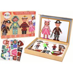 LeanToys Zestaw Puzzli Magnetycznych Motyw Postaci Kreskówkowych 13675505 5905884452448
