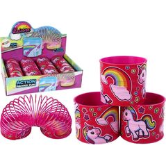 LeanToys Kultowa Sprężyna Różowa Jednorożec Relaksacyjna 6CM 13675506 5905884452257