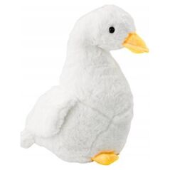 LeanToys Biała Pluszowa Gęś Maskotka Przytulanka Pluszak Kaczka 30 cm 13676177 5905991010531