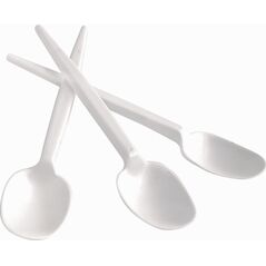Office Products Łyżeczka plastikowa Office Products 12cm biała (100) 13720701 5901503669013