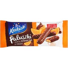 Krakuski CIASTKA KRAKUSKI PALUSZKI 144g POMARAŃCZOWA GALARETKA 13720879 5901414203719