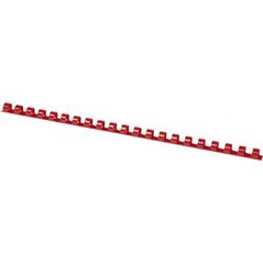 Office Products Grzbiety do bindowania OFFICE PRODUCTS, A4, 6mm (25 kartek), 100 szt., plastik, czerwone 13756928 5901503624678