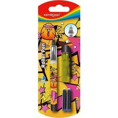 Keyroad Pióro kulkowe KEYROAD, 0,7mm, 2 naboje gratis, blister, mix kolorów 13757201 6941288765073