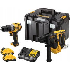 Zestaw elektronarzędzi Dewalt DEWALT.COMBO KIT 12V DCK2102L2T (DCH072 DCD706) 2x3.0Ah TSTAK ... 13765482 5054905310721