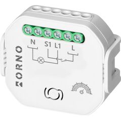 Orno Przekaźnik dopuszkowy 1-kanałowy ze ściemniaczem Tuya Smart Wi-Fi+BLE 13773835 5908254845079
