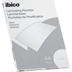 Ibico Lamineringslommer A4 Basic Light 80my - (100 stk.) 13802391 4049793065779