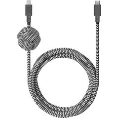 Kabel USB Native Union USB-C - Lightning 3 m Czarno-biały (BELT-KV-CL-ZEB-3) 13811839 4895200429814