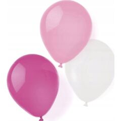AMSCAN 8 Balonów lateksowych Hot Pink 25,4cm / 10" 8szt 9904896 13813470 192937067376
