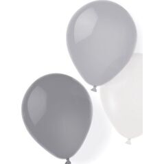 AMSCAN 8 Balonów lateksowych Silver Dream 25,4cm / 10" 8szt 9904899 13813500 192937067406
