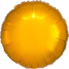 AMSCAN Balon foliowy metalik złoty okrągły 43cm 9914074 13813574 194099082747