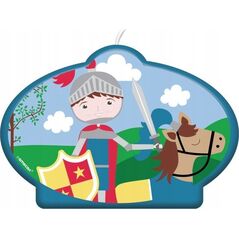 AMSCAN Świeczka figurka Rycerz na koniu Knight 9909869 13813769 194099037808