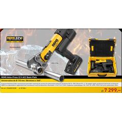 Rems REMS PRASA AKKU-PRESS 22V ACC  BASIC-PACK (578011R220+090446R) 13815617 4039976327237