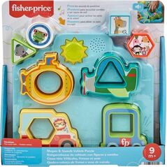 Mattel Fisher Price Układanka Pojazdy i kształty HRP31 13824873 194735182701