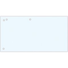 Office Products Przekładki OFFICE PRODUCTS, karton, 1/3 A4, 240x105mm, 100szt., białe 13867342 5901503693162