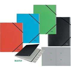 Leitz Teczka A4 z 6 przegr�dkami zielona Leitz 13871106 4002432130818
