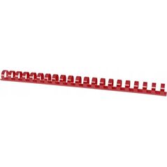 Office Products Grzbiety do bindowania OFFICE PRODUCTS, A4, 19mm (165 kartek), 100 szt., czerwone 13877182 5901503624852
