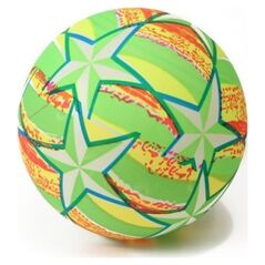 LeanToys Piłka Gumowa Jaskrawa Gwiazdki Zielona 24 Cm 13928521 5905991026570