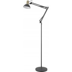 Lampa podłogowa Azzardo GTV Artemia F LP-ART-F-E27-10-DEC lampa stojąca podłogowa 1x40W E27 czarna/złota 13931347 5902801352355