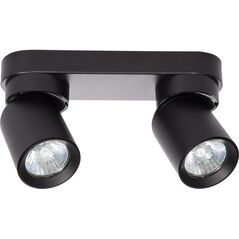 Lampa sufitowa LVT LVT Timo 1727 listwa plafon lampa sufitowa 2x35W GU10 czarny 13936955 5904703004219